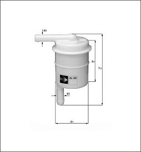 Топливный фильтр KNECHT KL 133
