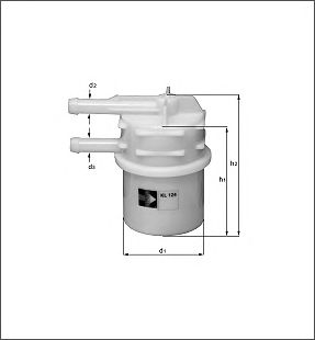 Топливный фильтр MAHLE KL 124