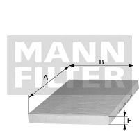 Фильтр салона MANN CU 3240