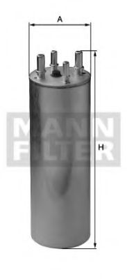 Топливный фильтр MANN WK 857/1