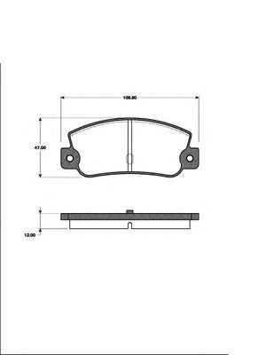 Тормозные колодки NK 222329