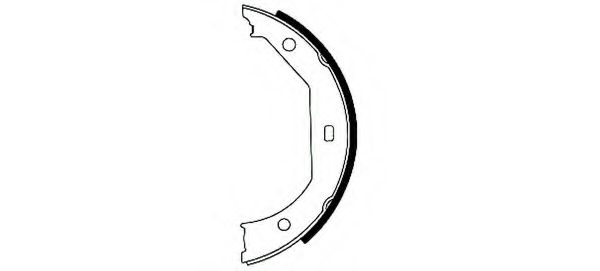 Тормозные колодки ручника PAGID H9140