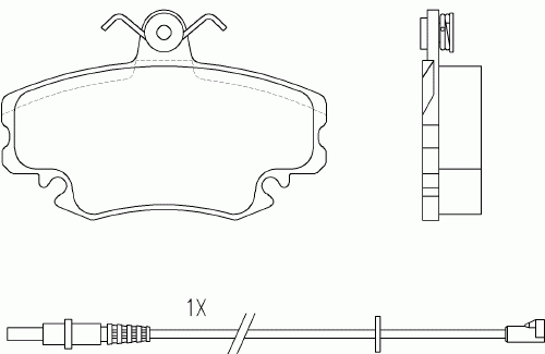 Тормозные колодки PAGID T1629