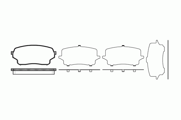 Тормозные колодки ROADHOUSE 21166.01