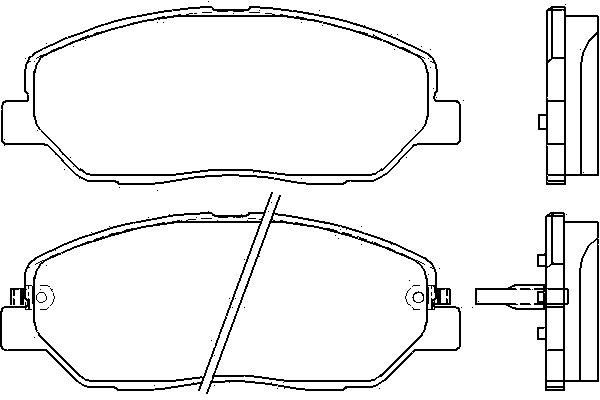 Тормозные колодки PAGID T1602