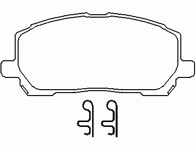 Тормозные колодки PAGID T1431
