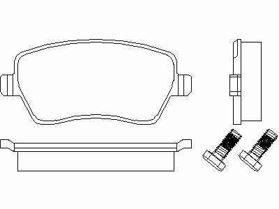Тормозные колодки PAGID T1399