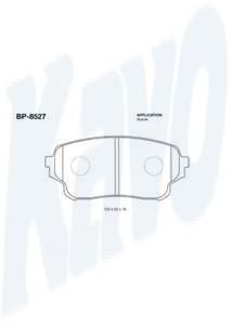 Тормозные колодки KAVO PARTS BP-8527