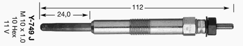 Свеча накала NGK 5013