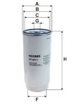 Паливний фільтр FILTRON PP967/1