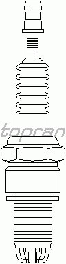 Свеча зажигания TOPRAN 107 851