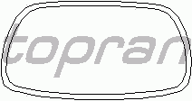 Прокладка клапанной крышки TOPRAN 101 904