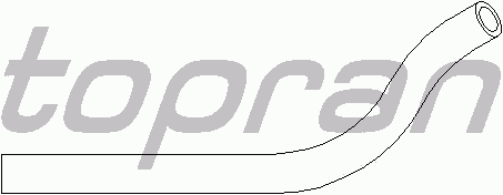 Шланг вентиляции картера TOPRAN 100 985