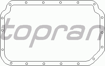 Прокладка поддона TOPRAN 101 594