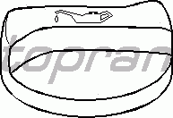 Пробка заливной горловины TOPRAN 100 198