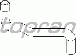 Шланг радиатора TOPRAN 109 010