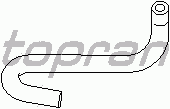 Шланг радиатора TOPRAN 107 381
