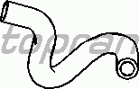 Шланг радіатора TOPRAN 107 382