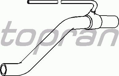 Шланг радиатора TOPRAN 109 476