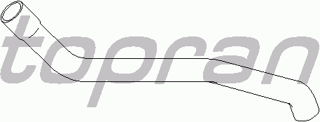 Шланг радиатора TOPRAN 109 194