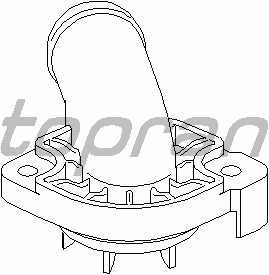 Фланец охлаждающей жидкости TOPRAN 109 823