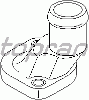 Фланец охлаждающей жидкости TOPRAN 108 574
