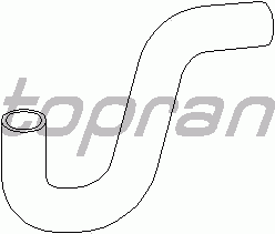 Шланг радиатора TOPRAN 102 717