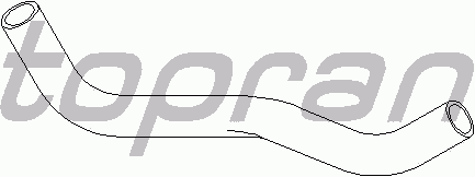 Шланг радиатора TOPRAN 102 716