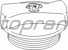 Пробка расширительного бачка TOPRAN 107 532
