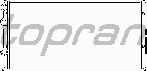 Радиатор охлаждения TOPRAN 112 218