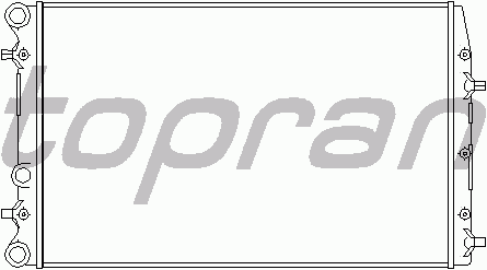 Радиатор охлаждения TOPRAN 112 221
