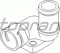 Фланец охлаждающей жидкости TOPRAN 108 200