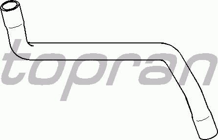 Шланг радиатора TOPRAN 102 999