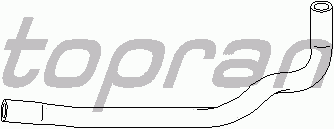 Шланг радиатора TOPRAN 103 001