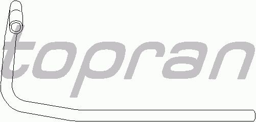 Шланг радиатора TOPRAN 104 132