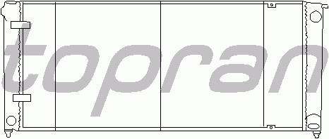 Радиатор охлаждения TOPRAN 102 724