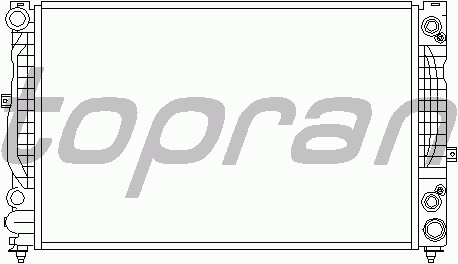 Радиатор охлаждения TOPRAN 112 294