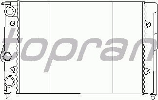 Радиатор охлаждения TOPRAN 102 572