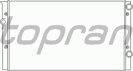 Радиатор охлаждения TOPRAN 103 003