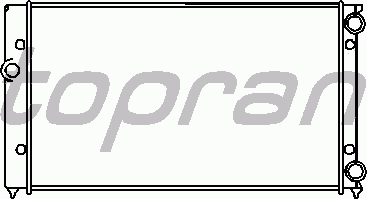 Радиатор охлаждения TOPRAN 103 005