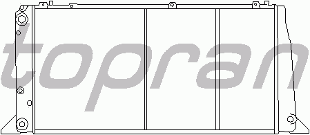 Радиатор охлаждения TOPRAN 104 274