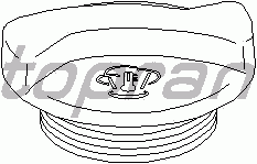 Пробка расширительного бачка TOPRAN 103 451