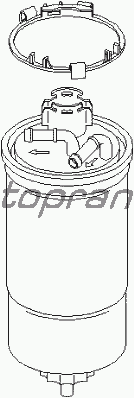 Топливный фильтр TOPRAN 109 004