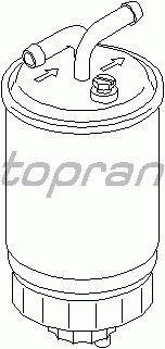 Топливный фильтр TOPRAN 102 731