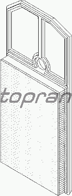 Воздушный фильтр TOPRAN 112 389
