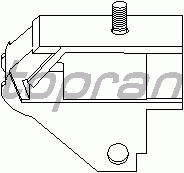 Подушка двигателя TOPRAN 101 550