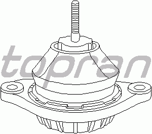 Подушка двигателя TOPRAN 107 061