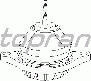 Подушка двигателя TOPRAN 103 650