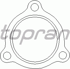 Прокладка приемной трубы TOPRAN 103 633