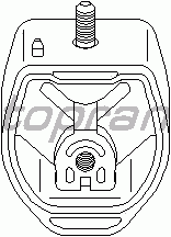 Подушки КПП TOPRAN 107 989